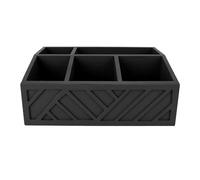 Jeffergarden Organizador de Bolsas de té, Contenedor de Bolsas de té Multifuncional, de Ahorro de espacio: Contenedor de Almacenamiento de para Tazas de Cartón (BLACK)
