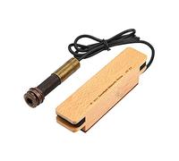 Jeffergarden Pastilla de Guitarra Acústica de Madera, Magnética Pasiva, Diseño Ligero, Se Adapta a Guitarras Folk y Clásicas, No Requiere Batería, Conector de 6,35 mm