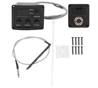 Jeffergarden Pastilla de Ukelele, Sintonizador de Color con Pantalla LED, Ecualizador EQ de 3 Bandas para Amantes del Ukelele