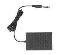 Jeffergarden Pedal de Sostenido Universal, Accesorio Musical ABS Duradero, Interruptor de Pie Momentáneo de Alta Sensibilidad para Teclado con Enchufe de 6,35 Mm (BLACK)