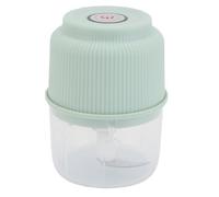 Jeffergarden Picadora de Ajo Eléctrica, Molinillo de Ajo Recargable por USB ABS de 260 Ml con 2 Cuchillas, Procesador de Alimentos Compacto para Picar Cebolla y Verduras, Fácil de Limpiar para