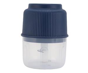 Jeffergarden Picadora de Ajo Eléctrica, Molinillo de Ajo Recargable por USB ABS de 260 Ml con 2 Cuchillas, Procesador de Alimentos Compacto para Picar Cebolla y Verduras, Fácil de Limpiar para