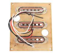 Jeffergarden Pickup de Puente de Reemplazo de Recolección de Bobina de una Sola Bobina con Bobinas de Tablero de Fibra Piezas de Poste Escalonadas (GOLD)