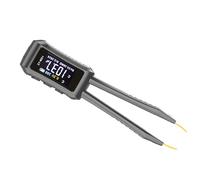 Jeffergarden Pinzas para Probador de Puente Digital, Material ABS, Identificación Automática de Componentes, Pantalla LCD, Medidor Portátil para Pruebas Electrónicas