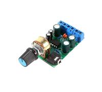 Jeffergarden Placa Amplificadora, Módulo de Audio Compacto con Potenciómetro de Control de Volumen, Potente Amplificador Estéreo de 2 Canales para Altavoces y Grabadoras de Cinta de Bricolaje