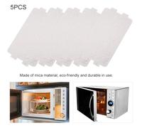 Jeffergarden Placa de Mica de Microondas, Material de Mica, Buena Resistencia a Alta Temperatura, Hoja de de Horno de Microondas 4.5 X 2.5 Pulgadas para Electrodomésticos