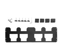 Jeffergarden Placa de Montaje, Caja de Herramientas de Aleación de Aluminio, Soporte Organizador Frontal para Caja de Herramientas Rodante, Herramienta de Montaje de Almacenamiento