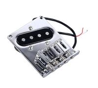 Jeffergarden Placa de Puente de Silla de Montar de 4 Cuerdas, Placa de Puente de Silla de Montar de Guitarra, Pastilla de Cordal, Accesorio de Control Eléctrico Rígido para Presentaciones en