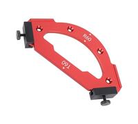 Jeffergarden Plantilla de Broca para Enrutador de Esquinas Redondeadas, Aleación de Aluminio R60 T60 para Dar Forma Precisa a las Esquinas en Proyectos de Carpintería