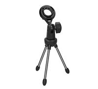 Jeffergarden Plegable 210 Grados de Altura Giratoria de Altura Ajustable Soporte de Trípode de Micrófono de Micrófono para Conferencia de Transmisión en Vivo con Alfombra Antideslizante