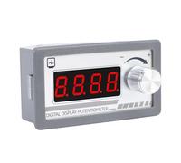 Jeffergarden Potenciómetro de Pantalla Digital de CC Potenciómetro Programable de CC de 4 Dígitos de 0,4 Pulgadas con Salida Variable Suave para Inversor Controlador de Velocidad