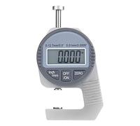 Jeffergarden Probador de Espesor Digital, Calibrador Portátil con Pantalla LCD para Medir Papel, Metal, Plástico y Cuero, Resolución de 0-12,7 Mm, Ideal para Talleres y Aficionados Al Bricolaje