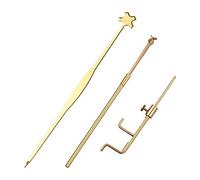 Jeffergarden Profesional Brass Violin Sound Post Tool Kit Gauge Retriever Setter para Jugadores de Violín