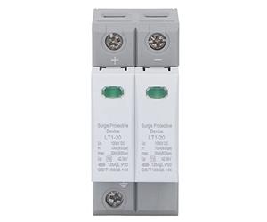 Jeffergarden Protector Fotovoltaico Dispositivo Pararrayos de Voltaje Doméstico Protección contra Sobretensión Instalación en Riel de 36 Mm para Edificios de Oficinas Residenciales y Campos