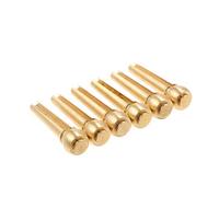 Jeffergarden Pulnes de Guitarra Acústica de 6 Piezas Pins de Guitarra Acústica Cadenas de Latón