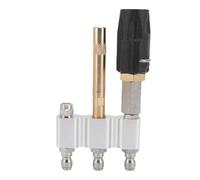 Jeffergarden Punta de Boquilla M5 Twist 3 en 1 Ajustable Aguas Abajo, 0 a 60 Grados, Alcance Largo, con Conexión Rápida de 1/4 para Hidrolavadora de 11-27 L/min y 69-414 Bar