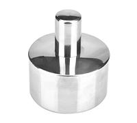 Jeffergarden Quemador de Alcohol, Lámpara de Alcohol de Acero Inoxidable 304 de 400 Ml con Tornillo y Mecha de Cobre, Diseño Antiexplosión de Pared Pesada a Prueba de Fugas para Uso en Banco de Aula