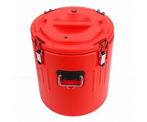 Jeffergarden Recipiente de Almacenamiento de Alimentos de Acero Inoxidable de 40 litros, Cubo con Aislamiento Comercial, Aislamiento de Espuma de Poliuretano de 3 Capas para Bebidas Frías y