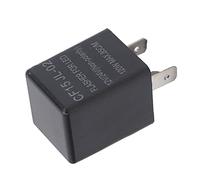 Jeffergarden Relé Intermitente LED, 12 V 24 V Universal sin Polaridad ABS Normalmente Abierto para Luz LED de Señal de Giro, con Diseño a Prueba de Polvo y Decodificación de Parpadeo Rápido