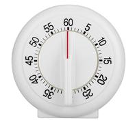 Jeffergarden Reloj de Cocina Temporizador de 60 Minutos Forma Redonda Contador mecánico Reloj Despertador Alarma de Cocina