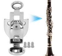 Jeffergarden Reposapulgar para Clarinete Previene el Dolor Posición Cómoda del Pulgar Reposaherramientas Extremadamente Duradero con Silicona Suave, Accesorios para Instrumentos Musicales Plateados