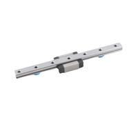 Jeffergarden Riel de Guía Lineal en Miniatura Riel Deslizante de Rodamiento Lineal de Acero Bloque Liviano de Precisión de Grado H de 100 Mm para Máquina CNC Impresora 3D Grabador y Equipo de