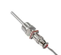 Jeffergarden Sensor de Temperatura RTD PT100, Diseño de Acero Inoxidable, Resistencia de Alta Precisión, Sonda de Monitoreo Fahrenheit de -58 a 572 Grados para Aplicaciones Industriales