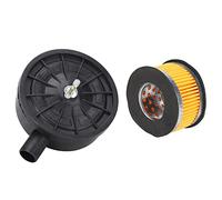 Jeffergarden Silenciador de Compresor de Aire, Silenciador de Metal con Rosca de 20 Mm, Reduce el Ruido para Compresores de Aire y Sopladores ((el plastico))