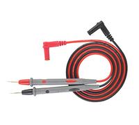 Jeffergarden Sondas de Aguja Punta de Multímetro Sonda Pluma Pt1006 20A Clips de Cable de Prueba Conector Tipo Banana Flexible con Cables Eléctricos Digitales a Presión, Kit de Silicona Juego de