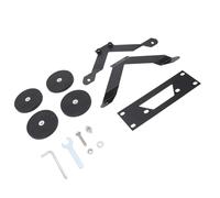 Jeffergarden Soporte de Coche para Mini Plato Que Ahorra Espacio, Fuerte Adsorción, Kit de Montaje de Antena Parabólica Portátil con Resistente Construcción de Metal ABS para RV, Barco y Coche