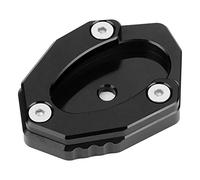 Jeffergarden Soporte de Pie de Motocicleta de Aleación de Aluminio Placa | Almohadilla de soporte para motocicleta, placa de soporte lateral de aleación de aluminio, juego KSP 106, aumenta el