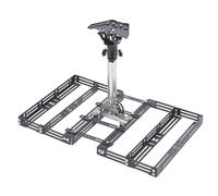 Jeffergarden Soporte de Techo para Satélite, Acero Inoxidable, Rotación de 360 Grados e Inclinación de 160 Grados, para Instalación de Miniantenas en Pendientes de Techo Variadas