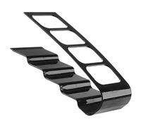 Jeffergarden Soporte para Control Remoto, Plástico con 4 Compartimentos, Elegante Organizador para Control Remoto de TV y Accesorios, Uso en el Hogar y la Oficina (Black)