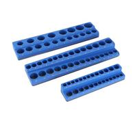 Jeffergarden Tableta de Organizador de Zócalo Magnético, 3pcs 1/48/8in 1/2in Portable Antiimpacto -Fixmagnet -Sportador de Shocker para Cajas de Herramientas (Métrica de 16 cm)