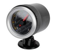 Jeffergarden Tacómetro para Automóvil Medidor de RPM de 52 Mm Panel de Fibra de Carbono 0 a 8000 RPM Pantalla de Puntero de 12 V para Motores de Gasolina de 4, 6 y 8 Cilindros SUV Monitor de Tablero