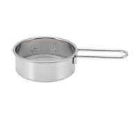 Jeffergarden Tamiz de Harina con, Colador de Malla Fina de Acero Inoxidable para Hornear, Diseño Liviano Fácil de Limpiar para Harina y Cacao en Polvo