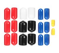 Jeffergarden Tapa de Línea de Vacío de PVC de 20 Piezas, Juego de Accesorios de Motor para Piezas de Automóvil de 1/8 pulg. a 3/8 pulg. para Varios Motores de Vehículos