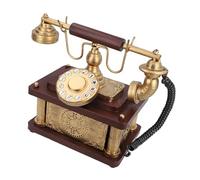 Jeffergarden Teléfono Antiguo Resina Vintage Retro Teléfono para Teléfono Fijo, Decoración de Teléfono Vintage 10,6x8,9x5,5 Pulgadas