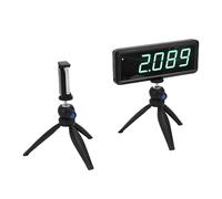 Jeffergarden Temporizador de Sprints Inalámbrico, Cronómetro con Batería, Reloj de por Infrarrojos con Reinicio Automático, Ideal para Carreras de Motos y Entrenamiento de Velocidad