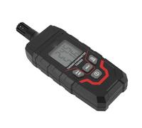 Jeffergarden Termómetro Digital Higrómetro ABS Temperatura Humedad Medidor 4 a 140 Fahrenheit 0 a 100 RH Min Max Retención de Datos Luz de Fondo para Usuarios de Invernaderos de Jardín en Casa