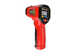 Jeffergarden Termómetro Infrarrojo, Pistola de Temperatura Digital sin Contacto, Emisividad Ajustable para Cocinar, Barbacoa, Uso Industrial y Automotriz (rojo)