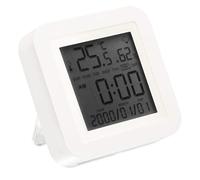 Jeffergarden Termómetro Inteligente TH06 WIFI, Datos de Observación en Tiempo Real, Pantalla LCD Grande, Fuente de Alimentación USB, Sensor Inteligente, Material ABS de Calidad, Termómetro