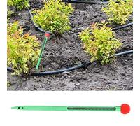 Jeffergarden Termómetro Medidor de suelo Probador Verde Sin batería Probador de temperatura Herramienta de prueba de varilla de vidrio -10-100 ℃ para jardín Planta de césped Hogar