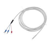 Jeffergarden Termopar de Plástico para Chimenea de Gas, Sensor PT100, Resistente Al Agua, 0-392F, Alta Sensibilidad para Aplicaciones de Escape de Gas de Hornos