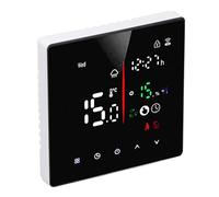 Jeffergarden Termostato de Pantalla Táctil Programable Inteligente WiFi, Termostato Doméstico Digital ABS con Control de Aplicación, Pantalla Dual, Control de Temperatura Preciso de ±2°F, para Uso