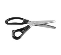 Jeffergarden Tijeras Dentadas Tijeras para Cortar Telas Acero Inoxidable de Borde Triangular 230 Mm Empuñaduras Ergonómicas y Cómodas para Confección, Costura, Manualidades y Bordes Decorativos (zm)