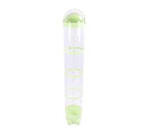 Jeffergarden Tubo de Almacenamiento de Animales de Peluche, Organizador de Plástico con Luz Ajustable, Soporte para Juguetes de Peluche de 162cm para Sala de Juegos y Dormitorio (GREEN)