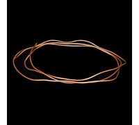 Jeffergarden Tubo de Cobre Blando de 2 M, Soldabilidad por Resistencia a Ductilidad Fina, con Excelente Intercambio de Calor de Conductividad Eléctrica, para Generadores, Barras Colectoras,