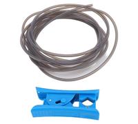 Jeffergarden Tubo de Filamento de PTFE de 4 M, 2,5 Mm de Diámetro Interior, 4 Mm de Diámetro Exterior, 1,75, Tubo de Impresora 3D con Cortador y Diseño Semitransparente para Lab A1 Mini