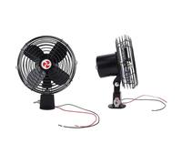 Jeffergarden Ventilador de Enfriamiento de Arranque, Larga Vida útil de Pesado Calma DC 12V -autoventilator 8W Fit Universal con 2 Velocidades de Velocidad para Camiones para SUV (8 pulgadas)